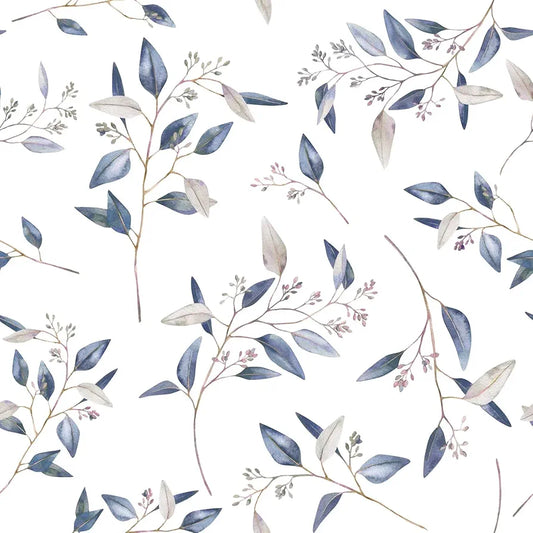 Leaf Contact Paper 17.5In x 118In Boho Leaf Wallpaper Peel and Stick Self Adhesive Vintage Botanical Floral Wall Paper for Bedroom Countertop Drawers Decor