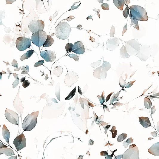 Green Leaf Wallpaper Peel and Stick Boho Leaves Wallpaper Vintage Floral Contact Paper Vinyl Waterproof Self Adhesive Leaf Floral Wall Mural for Bedoom Locker Nursery Decor 17.5in X 9.8ft